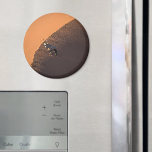 Imán Oryx al borde, Namibia