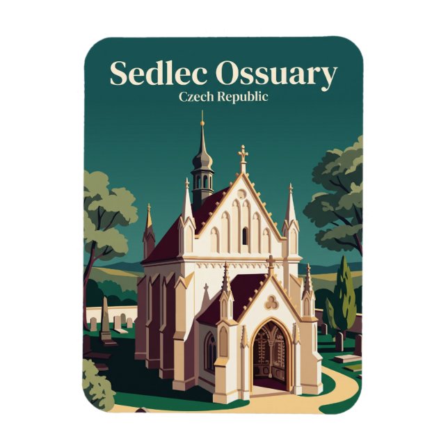 Imán Osario de Sedlec República Checa (Vertical)