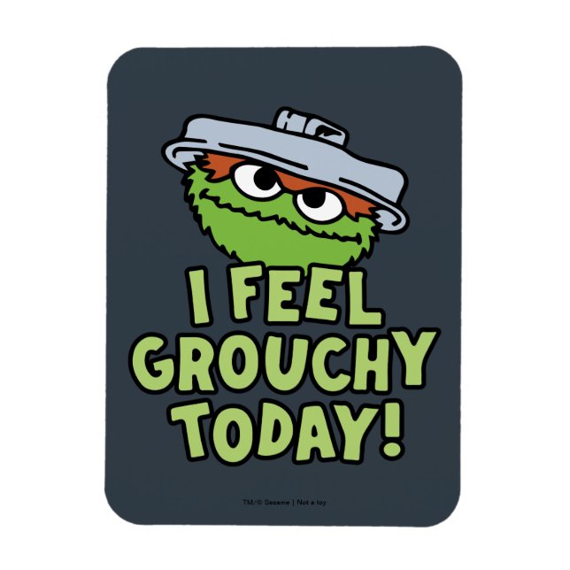 Imán Oscar el Grouch | Hoy Me Siento Grouchy. (Vertical)