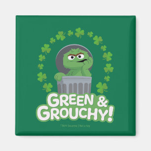 Imán Oscar   ¡Verde y Grouchy!