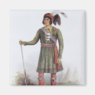 Imán Osceola o "sol naciente", un líder del Seminole