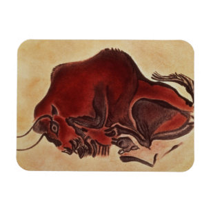 Imán Oscile la pintura de un bisonte, último