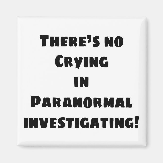 Imán oscuridad, humor, día nacional paranormal, fantasm (Frente)