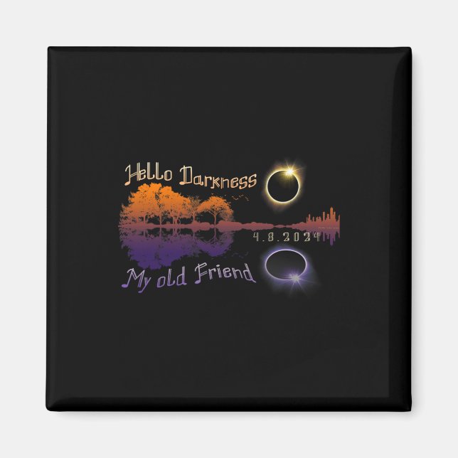 Imán Oscuridad Mi viejo amigo eclipse solar (Frente)