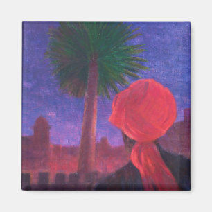 Imán Oscuridad roja Jodhpur 2012 del turbante