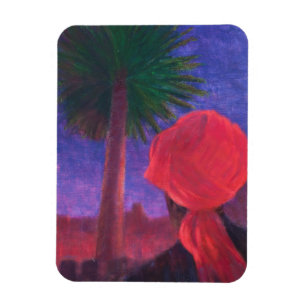 Imán Oscuridad roja Jodhpur 2012 del turbante