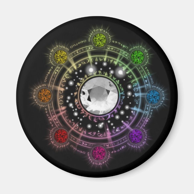 Imán oscuro del anillo de ortografía (Frente)