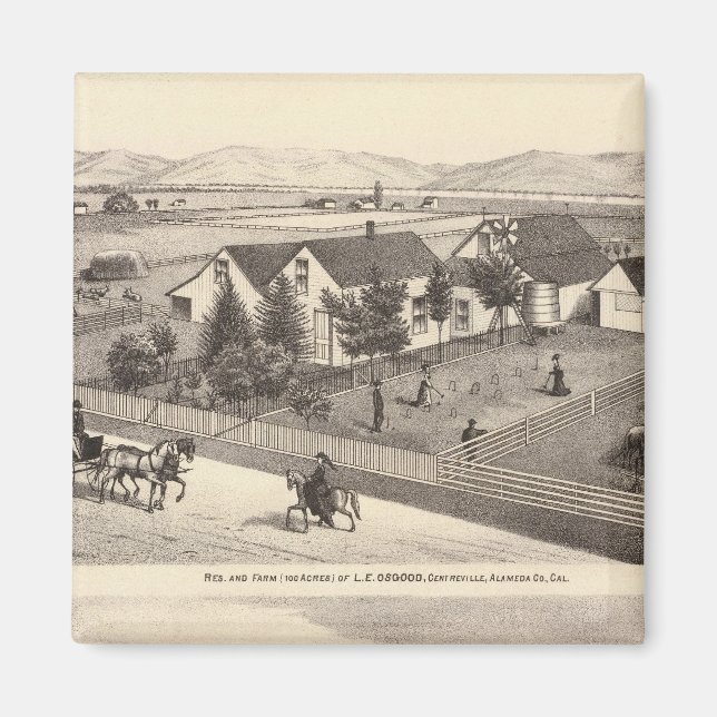 Imán Osgood, residencias de Cameron, granjas (Frente)