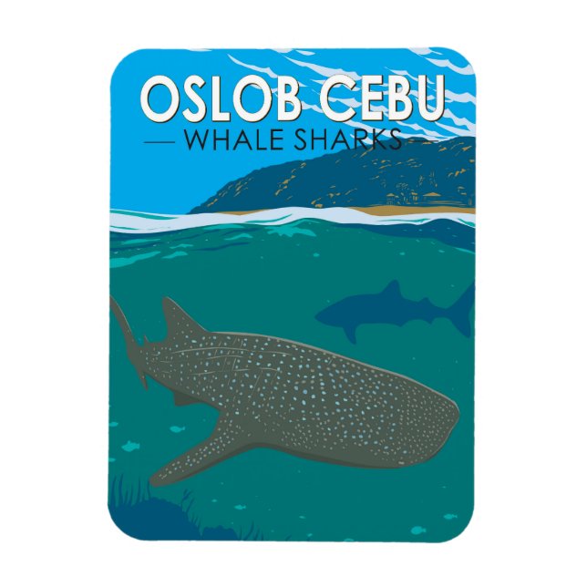 Imán Oslob Cebu Filipinas: Viaje de tiburón ballena (Vertical)