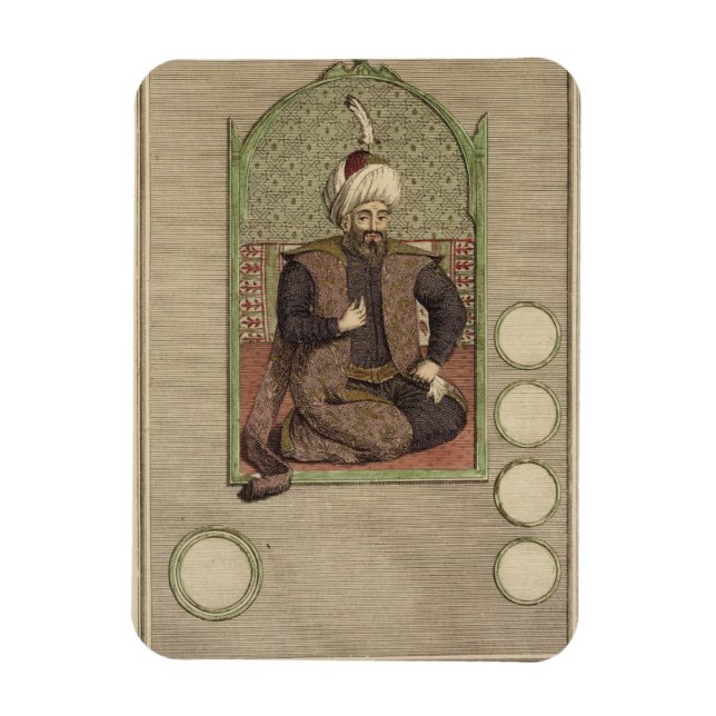 Imán Osman I (1259-1326) fundador del Imperio Otomano (Vertical)