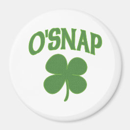 Imán O'Snap irish Shamrock