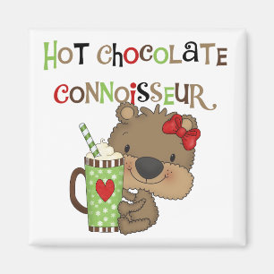 Imán Oso caliente del chica de ChocolateConoisseur
