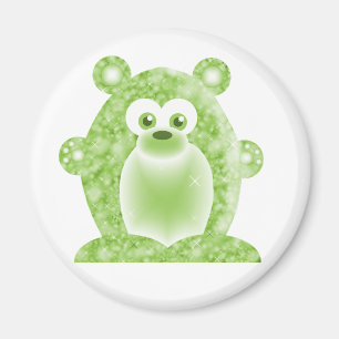 Imán Oso de Birthstone del Peridot