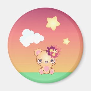 Imán Oso de Kawaii