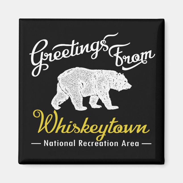Imán Oso de la zona de ocio nacional de Whiskeytown (Frente)