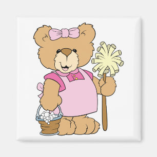 Imán Oso De Limpieza De Casa Cuta