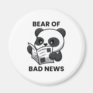 Imán Oso De Malas Noticias