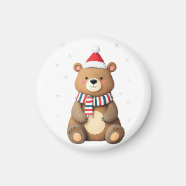 Imán Oso de Navidad
