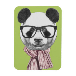 Imán Oso de panda listo del invierno