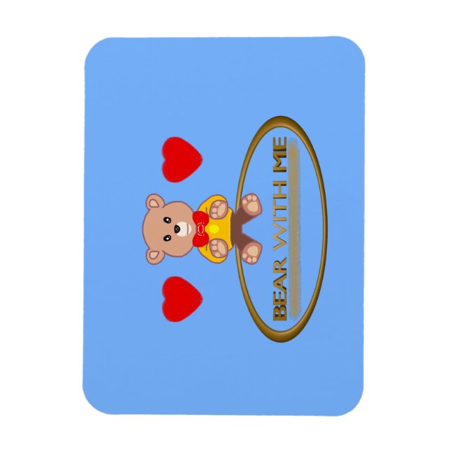 Imán Oso de peluche  (Vertical)