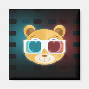 Imán Oso de peluche - 3D