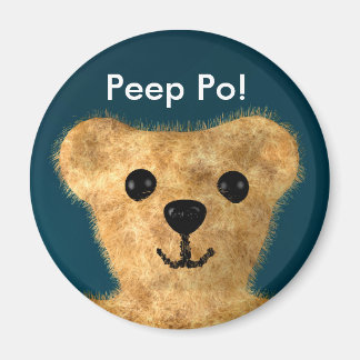Imán Oso de peluche (¡Peep po!)