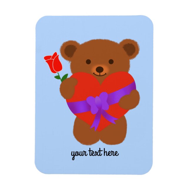 Imán Oso De Teddy Cuerdo #1 Magnet (Vertical)