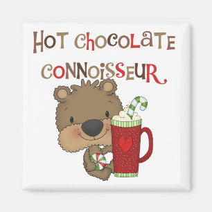 Imán Oso del muchacho del perito del chocolate caliente