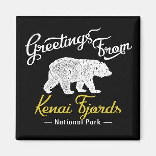 Imán Oso del Parque Nacional de los Fiordos de Kenia