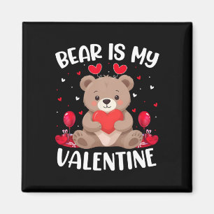 Imán Oso Es Mi Día De San Valentín Corazones De Amor Os