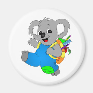 Imán Oso Koala con mochila