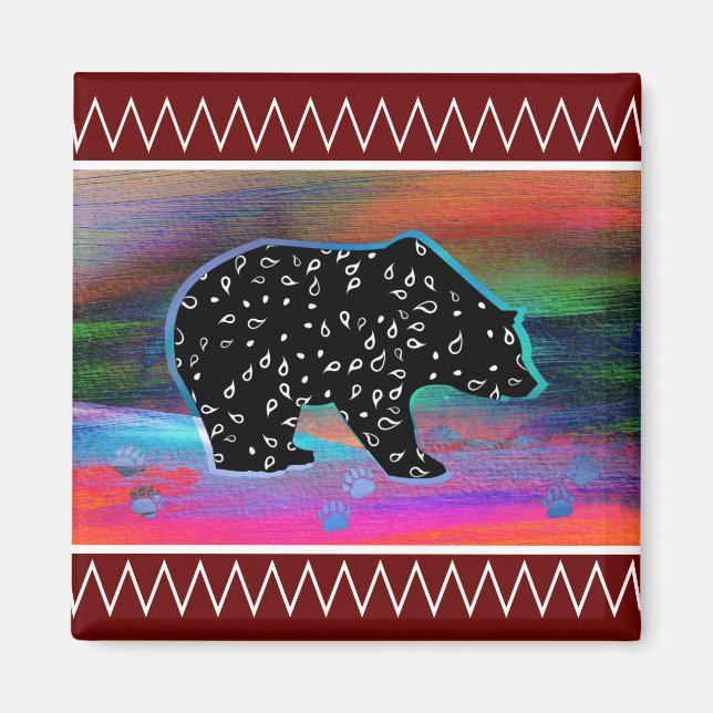 Imán Oso negro (Frente)