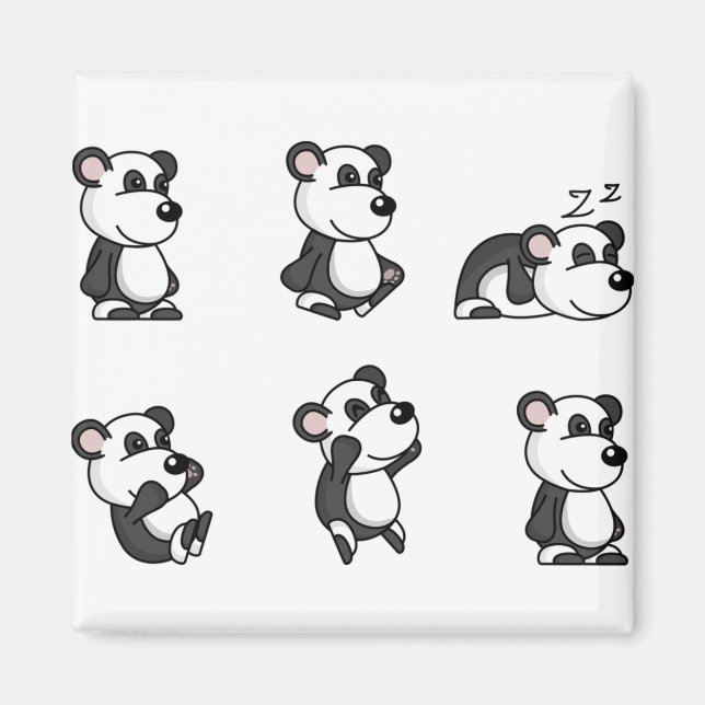 Imán Oso panda (Frente)