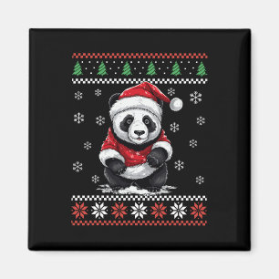 Imán Oso Panda Navidad Fea Navidad Para Adultos Niños