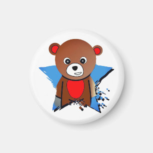 Imán Oso pequeño, personalizado, lindo