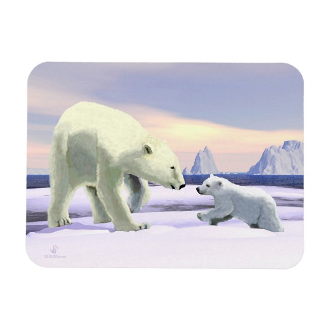 Imán Oso Polar - Mama Nose Best (Horizontal)