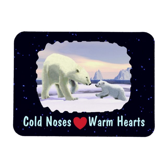 Imán Oso Polar - Mama Nose Best (Horizontal)