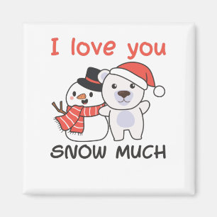 Imán Oso Polar Me Encanto De Que Nieven Mucho Pun De Sn