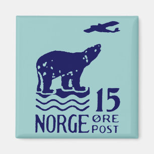 Imán Oso Polar Noruego De 1925