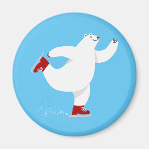 Imán Oso polar sobre hielo