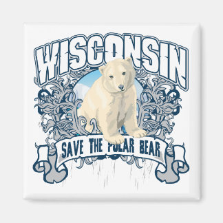 Imán Oso Polar Wisconsin
