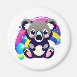 Imán Oso y arcoiris de Koala