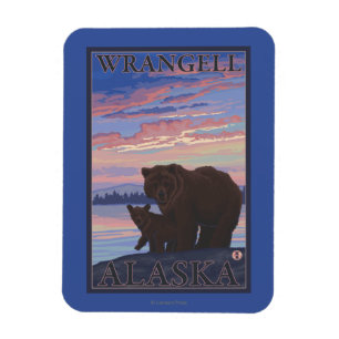Imán Oso y Cub - Wrangell, Alaska