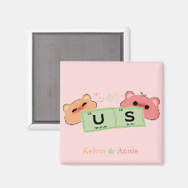 Imán Osos Cutos En El Magnet De Amor