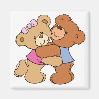 Imán Osos de abrazo de oso lindo