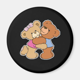 Imán Osos de abrazo de oso lindo