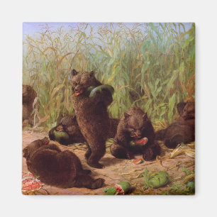 Imán Osos en el parche de sandía (por W.H. Beard)