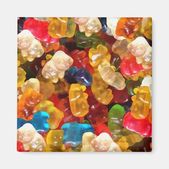 Imán osos gummy (Frente)