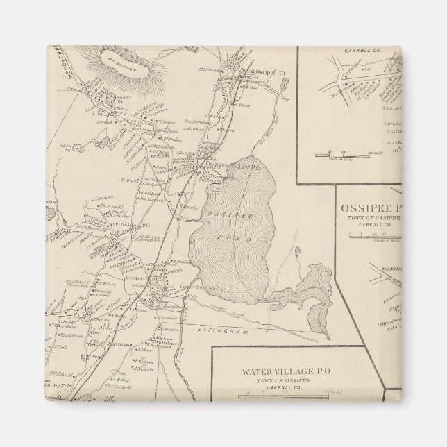 Imán Ossipee, Carroll Co (Frente)