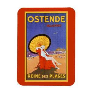 Imán Ostend Queen de las playas de los años 1920 viajes